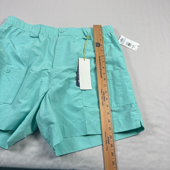 Aftco Shorts Mens‎ Size 38 Blue Cargo Fishing Stretch Outdoor Hiking Nylon NEW - Picture 6 of 9